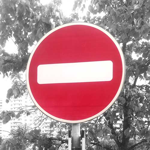 Дорожный знак 3.1 "Въезд запрещен"