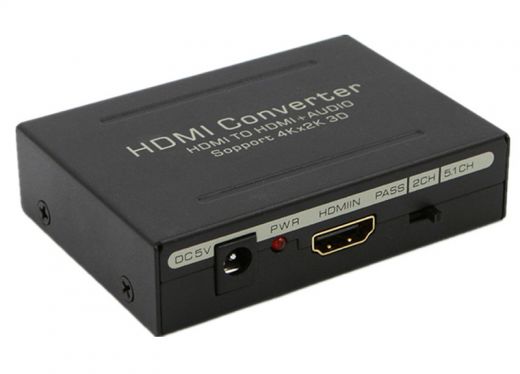Разделитель сигнала HDMI to HDMI+Audio(Spdif+L/R) Extractor 2CH/5.1CH 4K 3D
