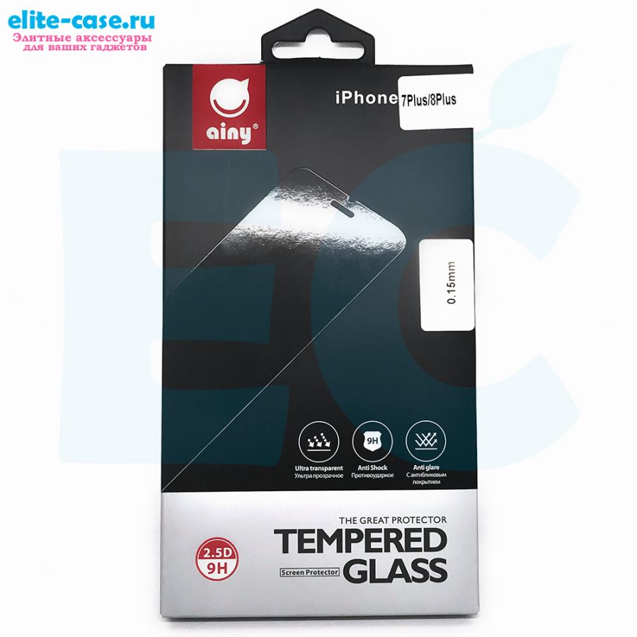 Защитное стекло Ainy GLASS для Apple iPhone 7 Plus 0.15mm
