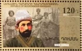 Армения Карабах 2017, Национальный герой Никол Думан - MNH