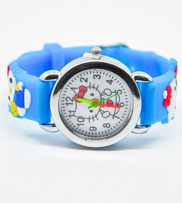 Бирюзовые наручные часы Hello Kitty для девочки