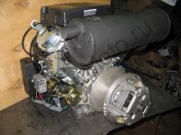Двигатель на снегоход Буран мощностью 32 л.с., объем 680 куб/см, двухцилиндровый, 4-х тактный с электростартером - на Буран
