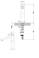Gessi Ovale смеситель для раковины 11943 схема 2