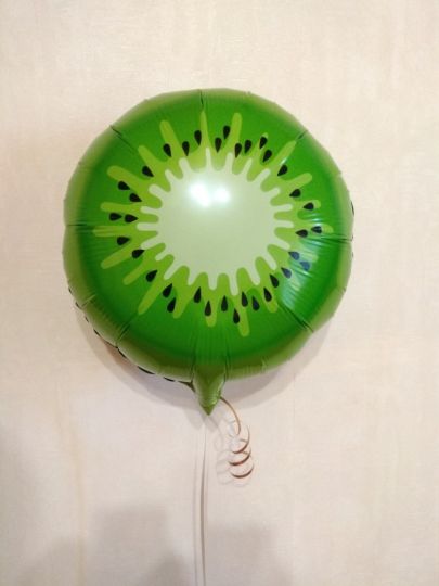 Киви - шар из фольги - сочные фрукты с гелием