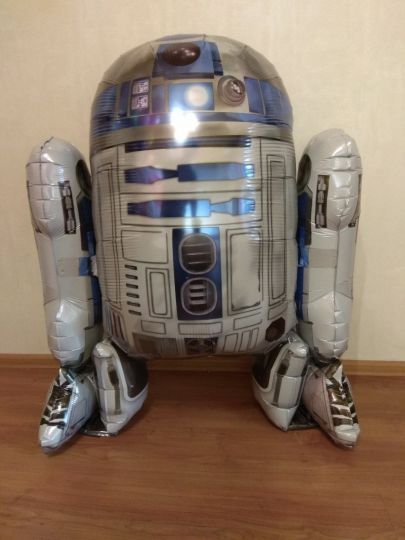 R2D2 шар ходячий фольгированный
