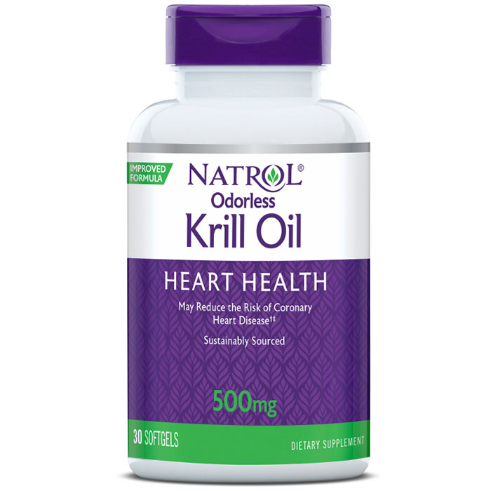 Natrol Omega 3 Krill Oil 500 mg (Крилевый жир)