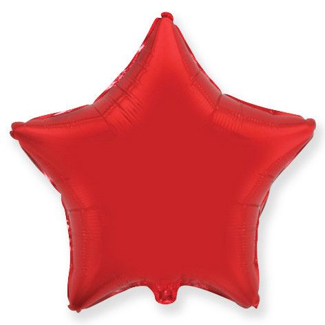Шар (18''/46 см)   Звезда, Красный