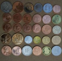 Коллекция монет 30 стран мира