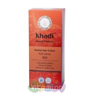 Khadi Растительная краска для волос «Хна красная», 100 г