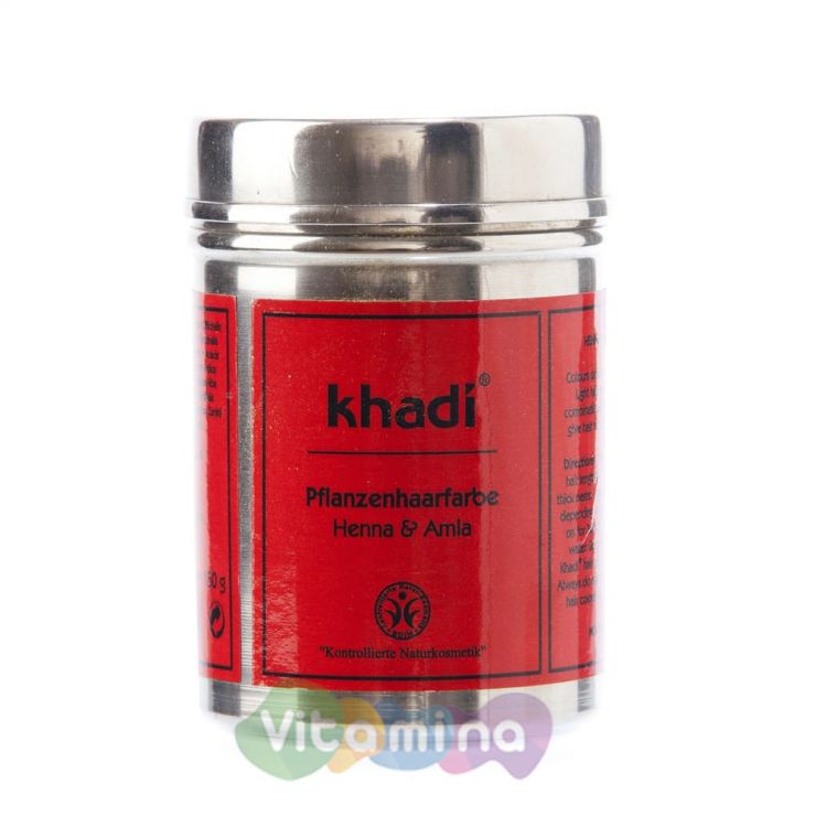 Khadi Растительная краска для волос «Хна и амла», 150 г