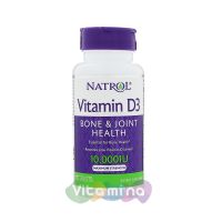 Natrol Vitamin D3 (Витамин Д3) 10.000 МЕ, 60 табл.