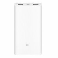 Дополнительный (внешний) аккумулятор Xiaomi Mi Power Bank  20000 мАч белый