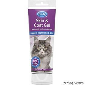 PetAg Skin & Coat гель для кошек 100 гр.