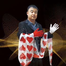 Перчатки превращаются в стриммер "Сердца" - Glove heart streamer