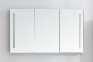 Зеркальный шкаф c подсветкой BelBagno SPC-3A-DL-BL-1200