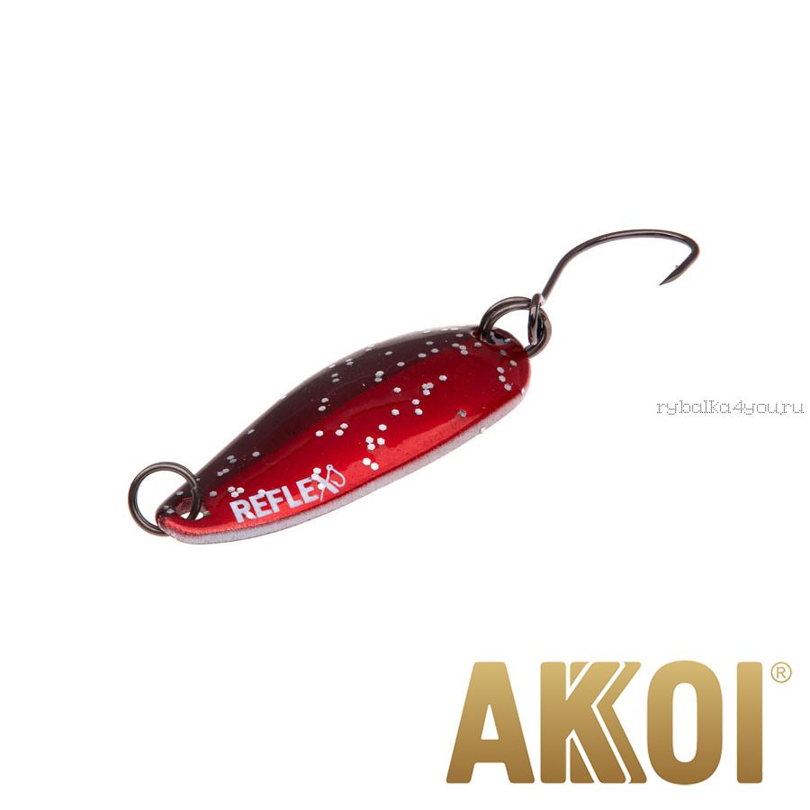Колеблющаяся блесна Akkoi Reflex Hobo 2,9 см / 2,3гр / цвет:  R11