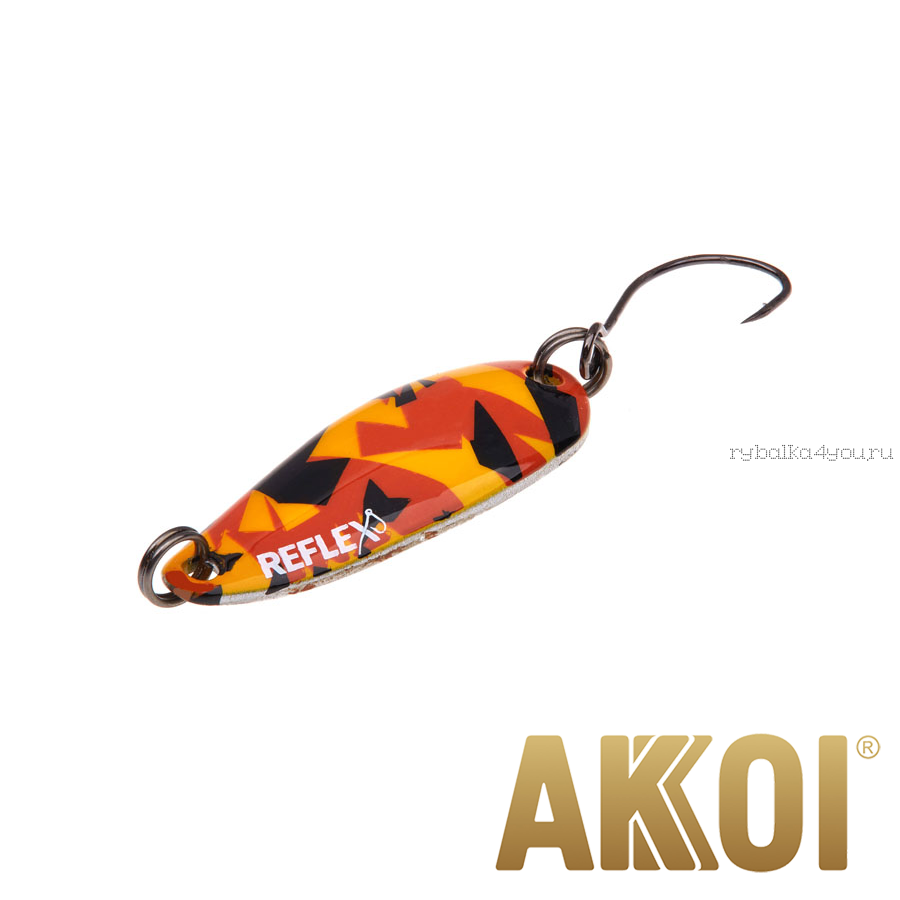 Колеблющаяся блесна Akkoi Reflex Hobo 2,9 см / 2,3гр / цвет:  R25