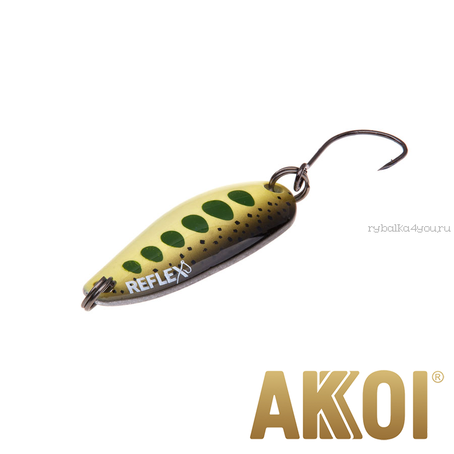 Колеблющаяся блесна Akkoi Reflex Hobo 2,9 см / 2,3гр / цвет:  R30