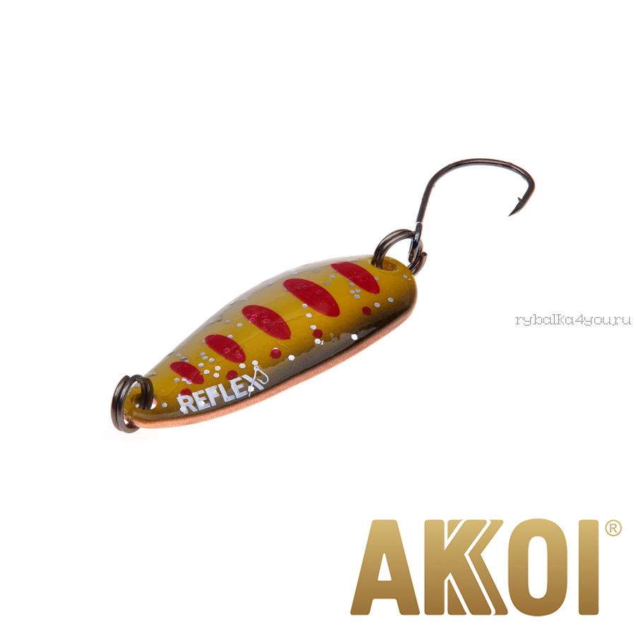 Колеблющаяся блесна Akkoi Reflex Hobo 2,9 см / 2,3гр / цвет:  R31