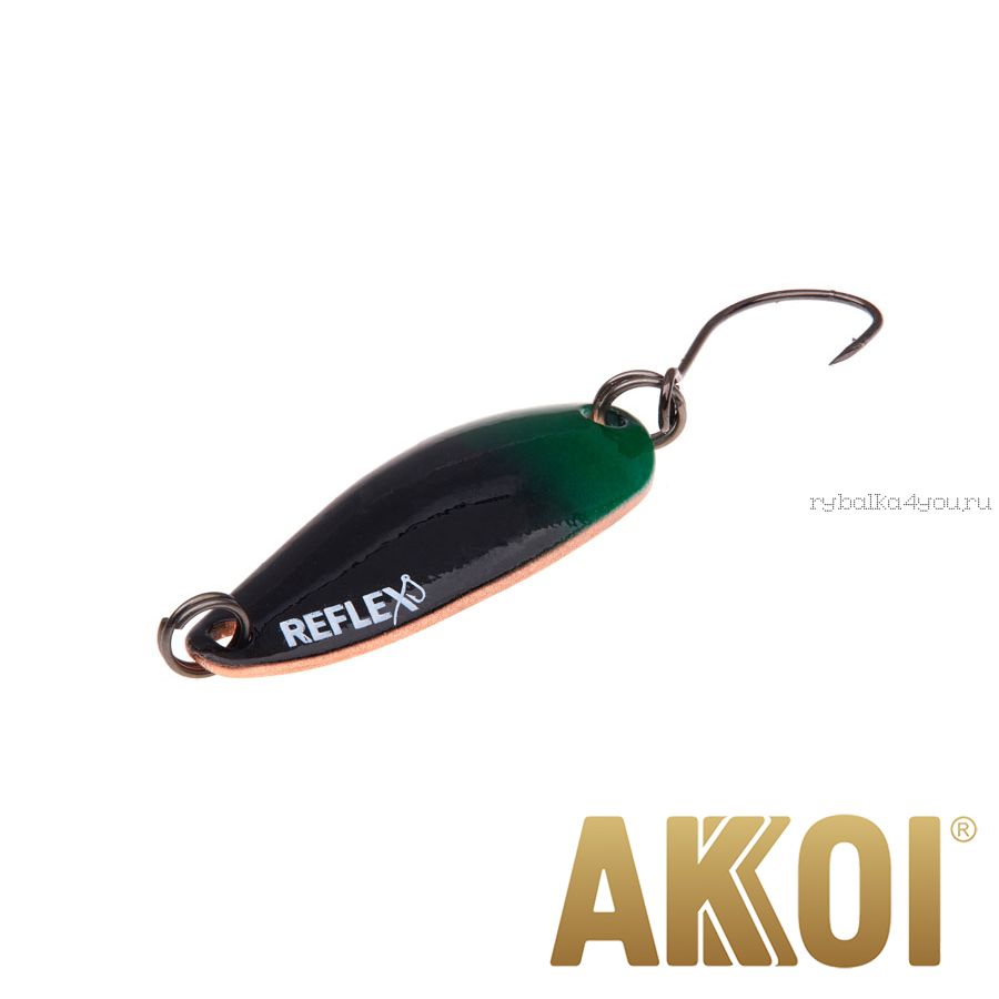 Колеблющаяся блесна Akkoi Reflex Hobo 2,9 см / 2,3гр / цвет:  R40