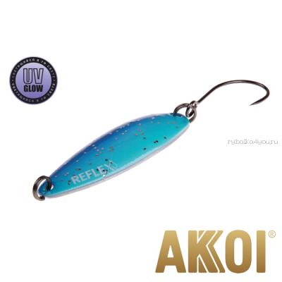 Колеблющаяся блесна Akkoi Reflex Legend 3,5 см / 3,1 гр / цвет: R07 UV