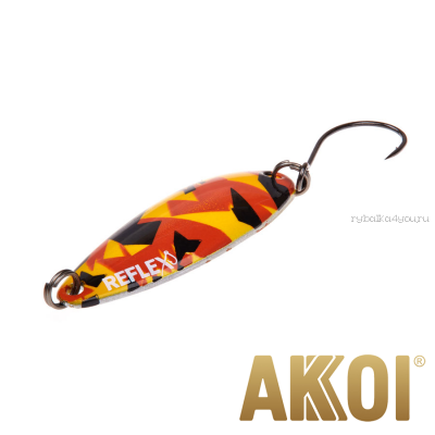 Колеблющаяся блесна Akkoi Reflex Legend 3,5 см / 3,1 гр / цвет: R25