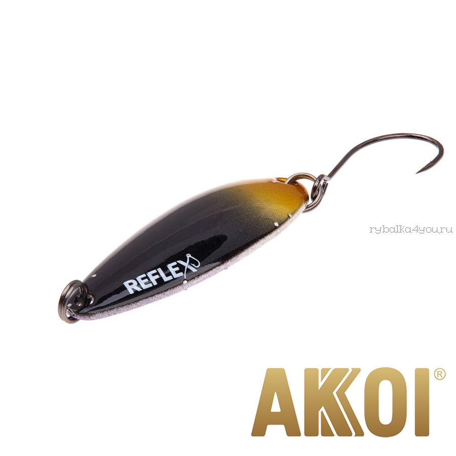 Колеблющаяся блесна Akkoi Reflex Legend 3,5 см / 3,1 гр / цвет: R39 UV
