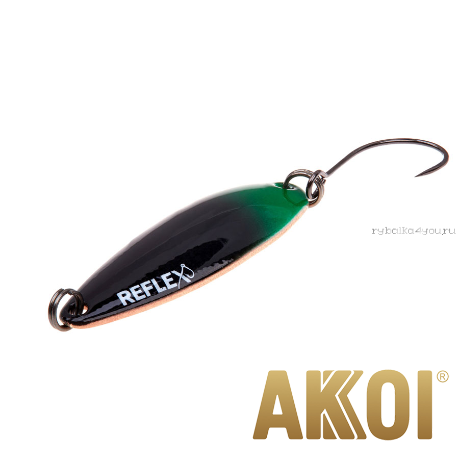 Колеблющаяся блесна Akkoi Reflex Legend 3,5 см / 3,1 гр / цвет: R40 UV