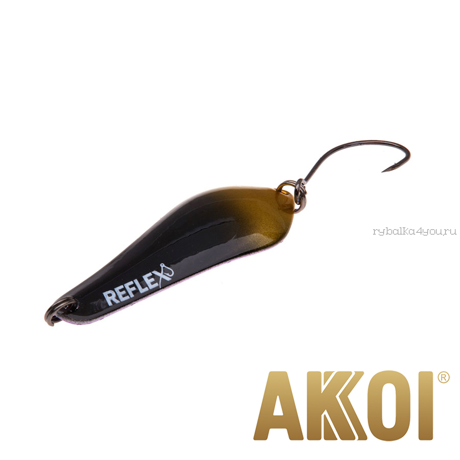 Колеблющаяся блесна Akkoi Reflex Crystal 4 см / 3,6 гр / цвет:  R39