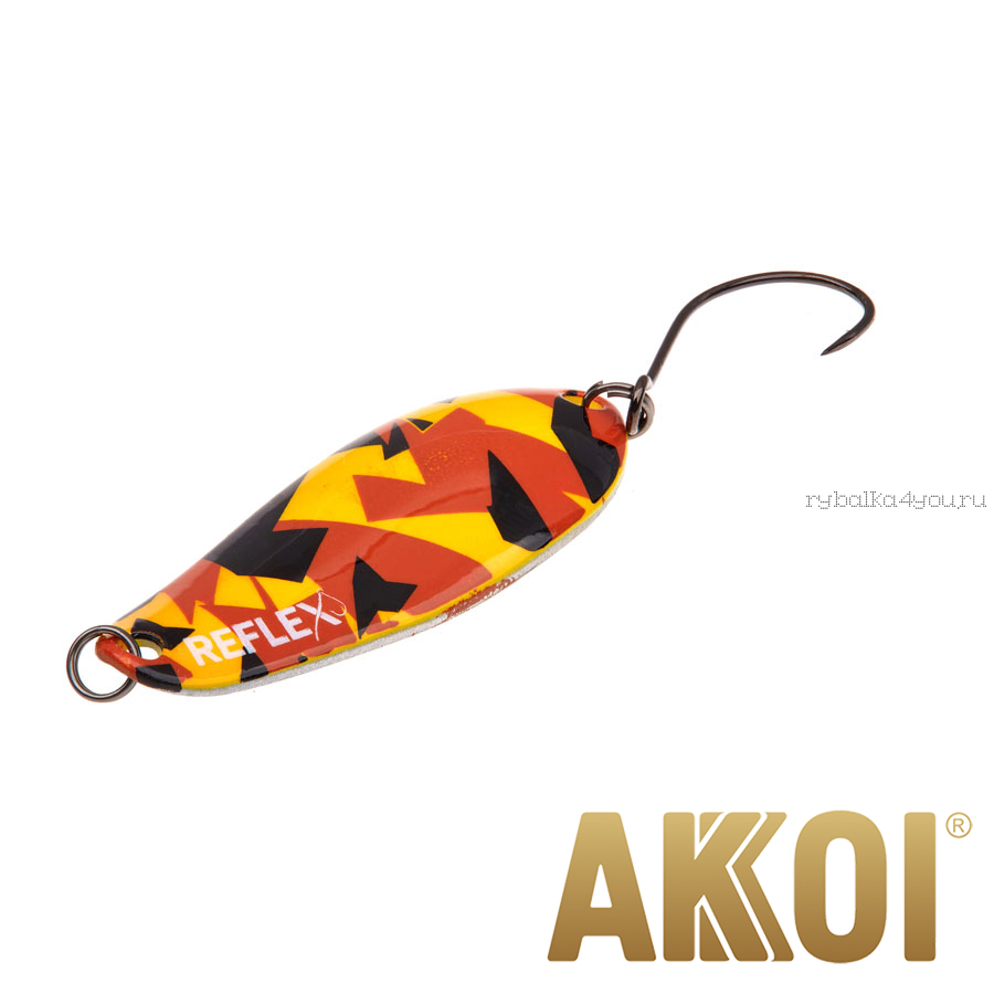Колеблющаяся блесна Akkoi Reflex Element 4,2 см / 4,8 гр / цвет:  R25