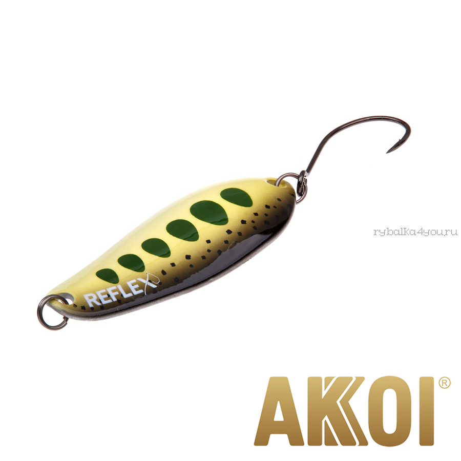 Колеблющаяся блесна Akkoi Reflex Element 4,2 см / 4,8 гр / цвет:  R30