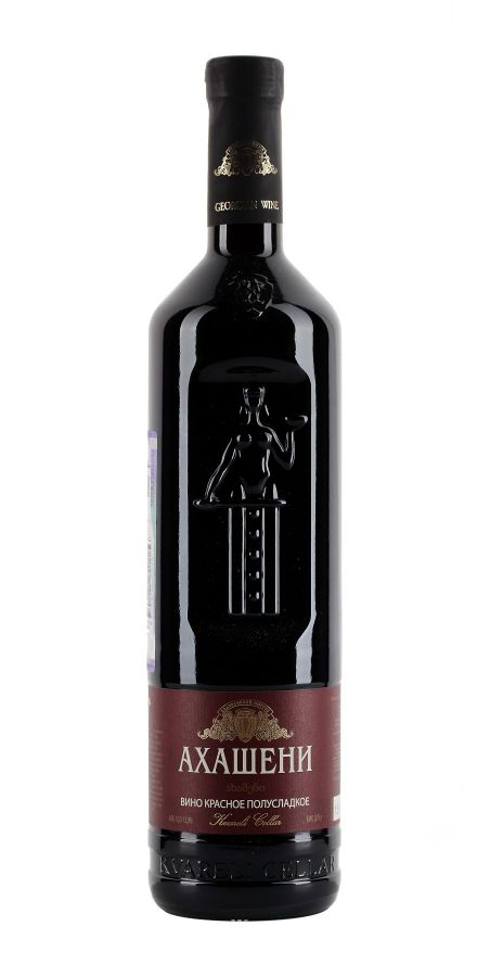 Вино Ахашени, Мать грузии, красное, полусладкое, 0,75