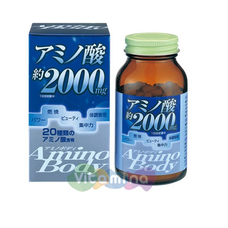 Orihiro Аминокислоты Amino Body, 250 табл.