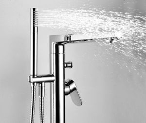 Напольный смеситель для ванны и душа WasserKRAFT Dinkel 5821