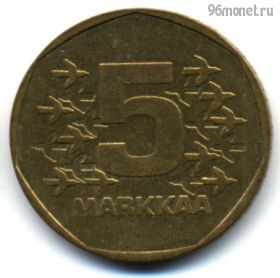 Финляндия 5 марок 1975 S
