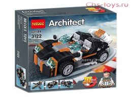 Конструктор Decool Architect 3122 Транспорт 36 в 1 (Аналог LEGO  Creator) 256 дет