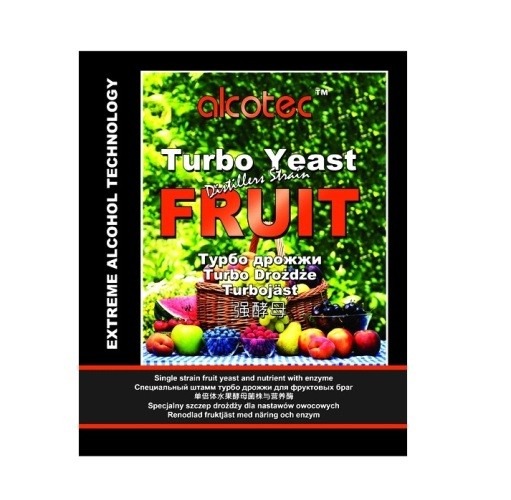 Дрожжи Alcotec Fruit Turbo 60 гр, (50 шт/кор)