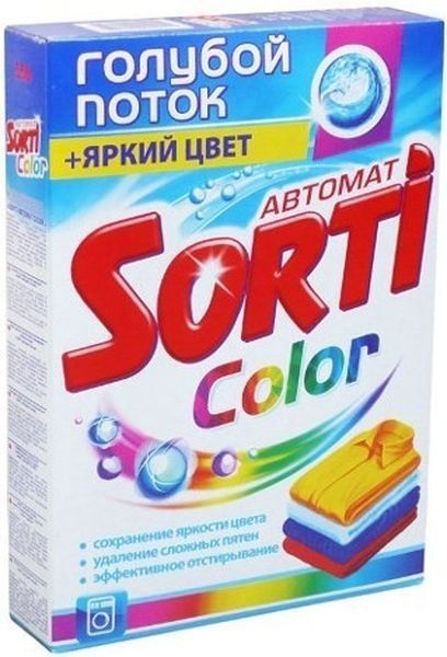 Стир. порошок SORTI 350г автомат Color