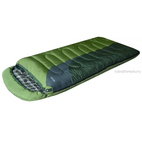 Спальный мешок Prival Берлога  Левый /одеяло с капюшоном, размер 220х95, t -15 +5С