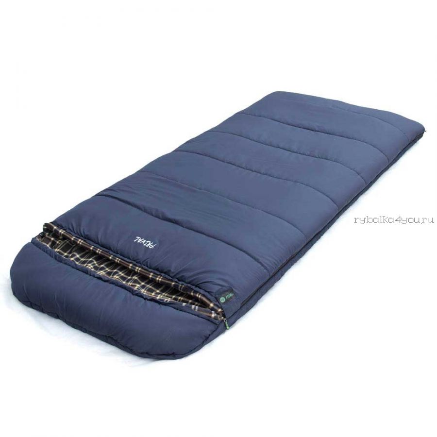 Спальный мешок Prival Северный Правый /одеяло с капюшоном, размер 220х95 см, t -24 +0С
