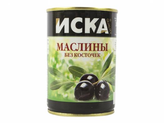 Маслины Olivissimo черные б/к 300мл. ж/б