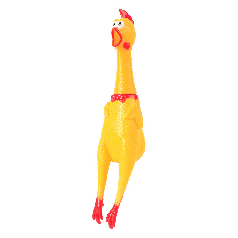 Виниловая Игрушка-Пищалка Для Собак Орущая Курица, 32 См