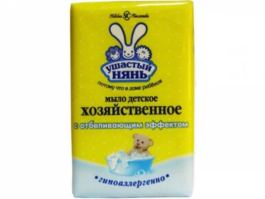 Мыло Ушастый нянь 180г хоз.с отбелив.эф. а16138