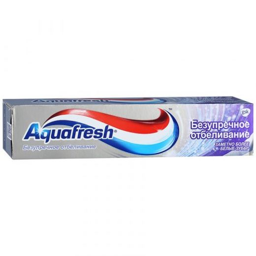 Зубная паста Aquafresh "Безупречное отбеливание",100мл