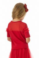 Красная блузка для девочки