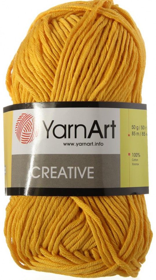 Creative (Yarnart) 228-желтый