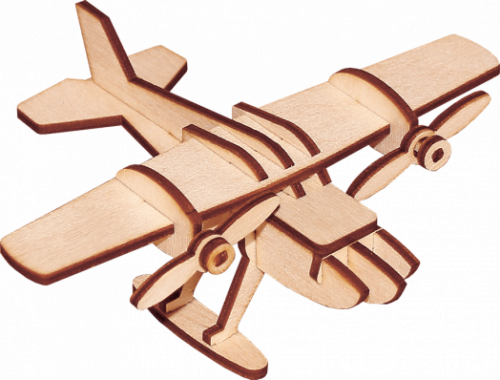 Деревянный конструктор самолет «Водный»