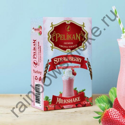 Pelikan 50 гр - Strawberry Milkshake (Клубничный Молочный Коктейль)