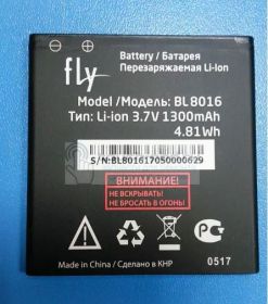 Аккумулятор Fly BL8016 для телефона FS408 1300mah оригинал