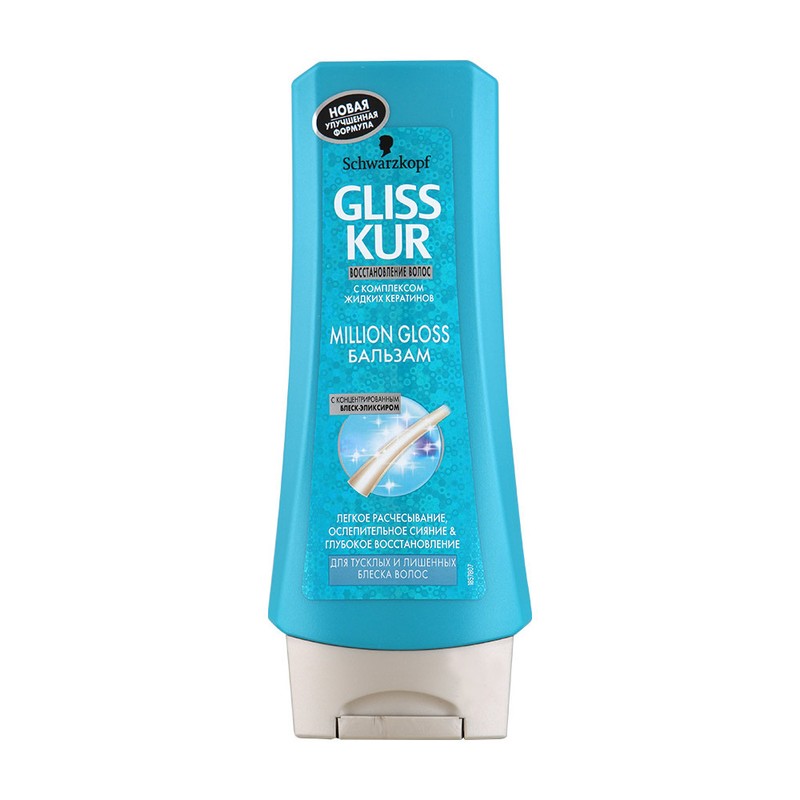 Маска для волос gliss kur million gloss эффект ламинирования 150 мл